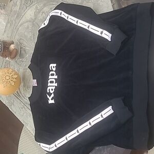 KAPPA MEN'S VELOUR PULLOVER LIKE NEW MEDIUM